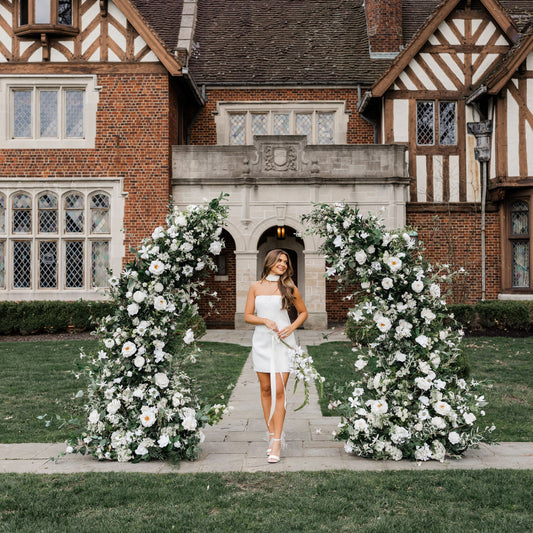 The Angeline Floral Pillars