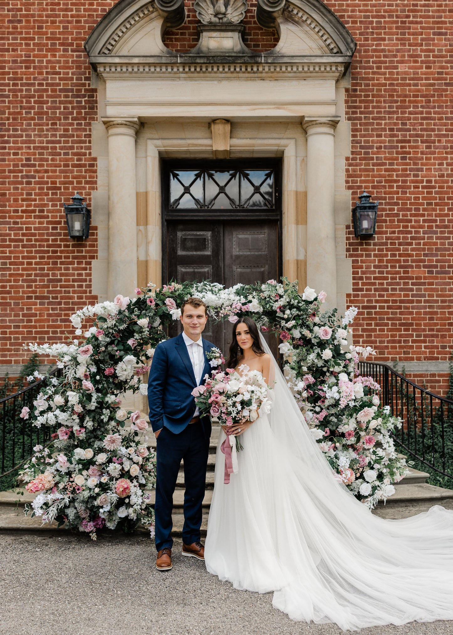 The Julie Floral Pillars