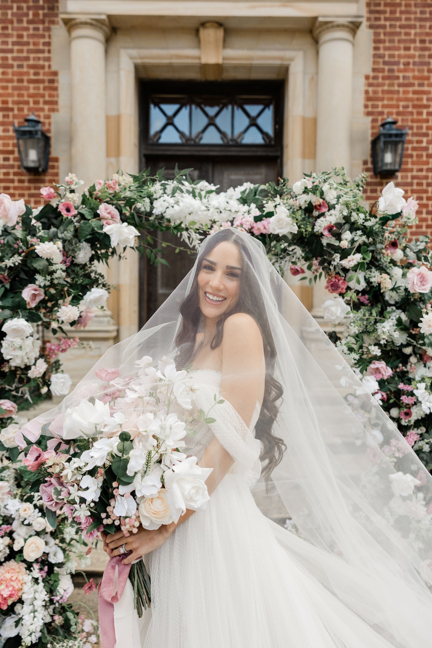 The Julie Floral Pillars