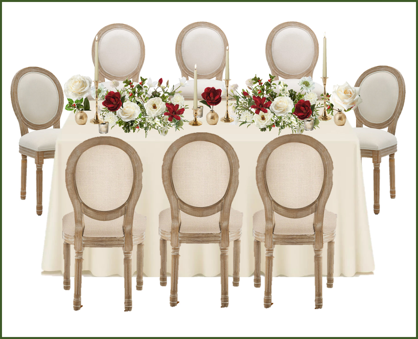 Holidays Rentals - Style 5 (minus 3 Bud Vases)
