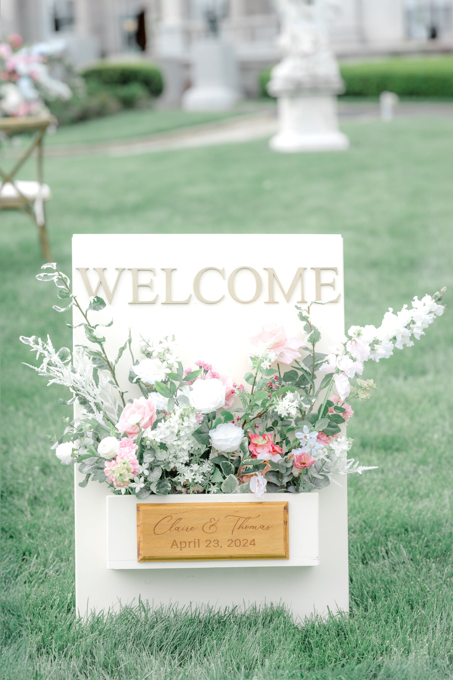 The Julie Custom Welcome Sign