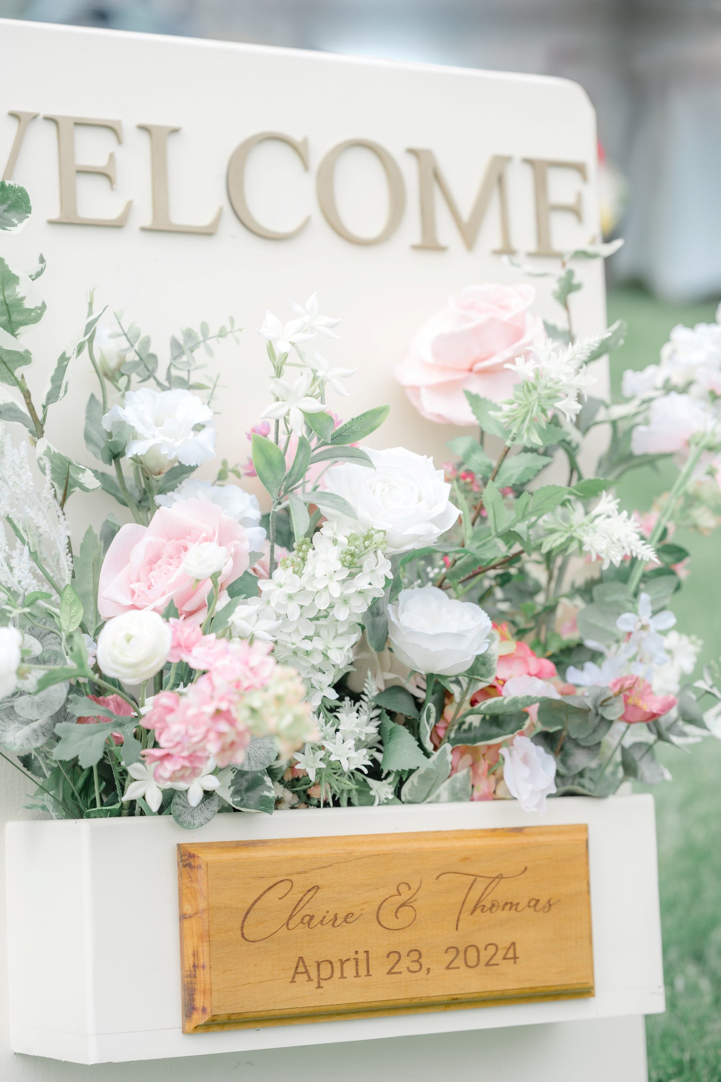 The Julie Custom Welcome Sign