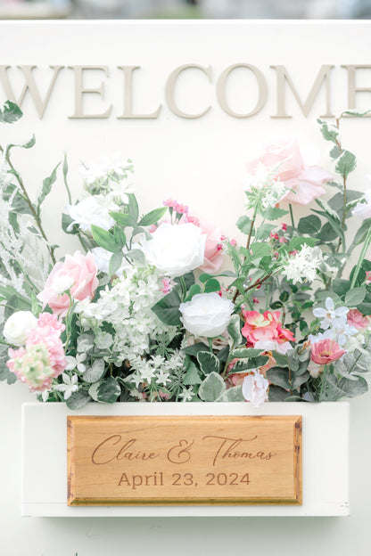 The Julie Custom Welcome Sign