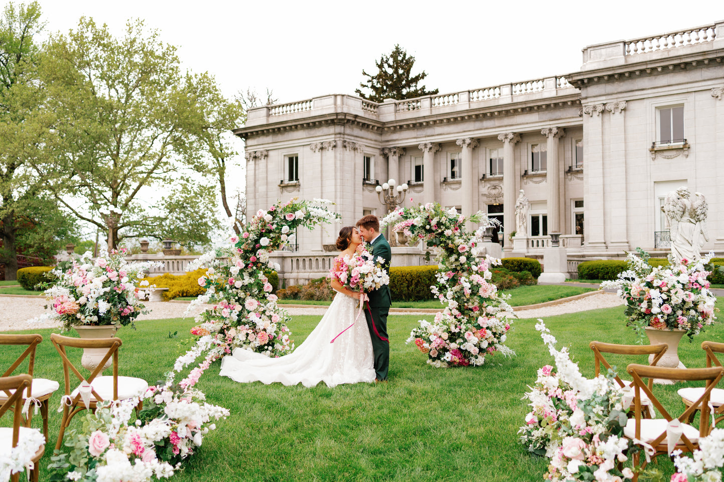 The Julie Floral Urns