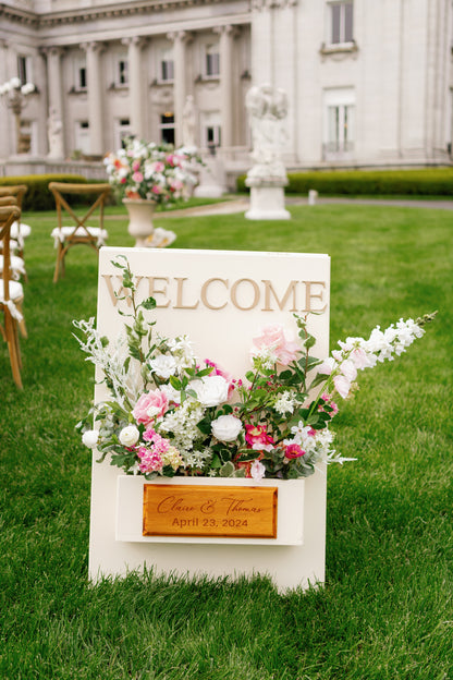 The Julie Custom Welcome Sign