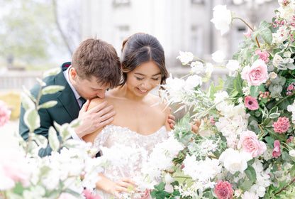 The Julie Floral Pillars