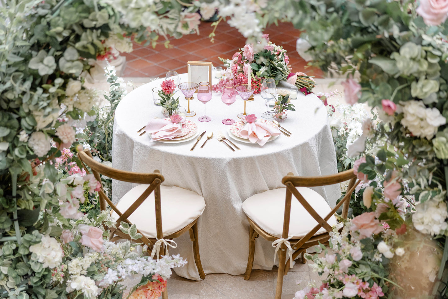 Newlywed Dinner Table Setting