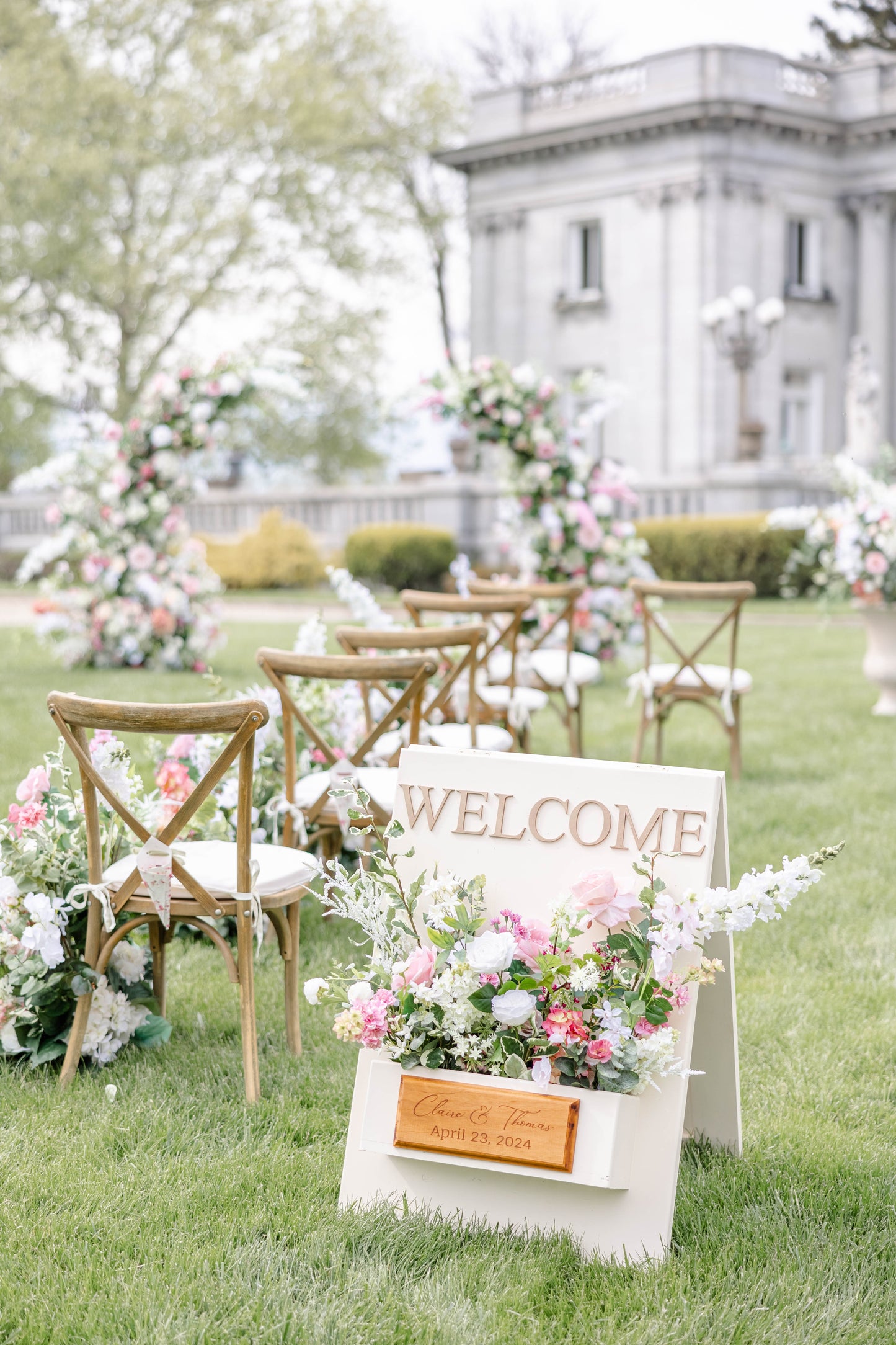 The Julie Custom Welcome Sign