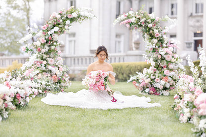 The Julie Bridal Bouquet & Boutonniere