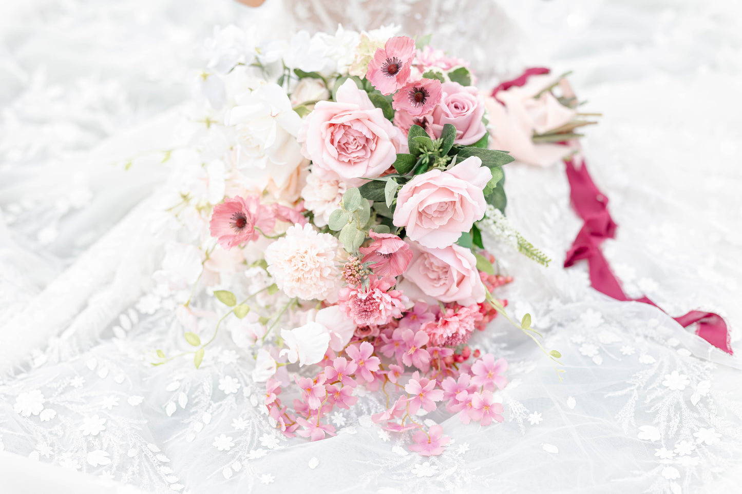 The Julie Bridal Bouquet & Boutonniere